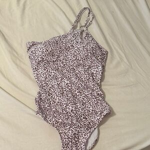 Leopard Print One-Piece Swimsuit
